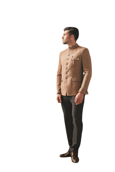 Men's Golden Brown Jodhpuri