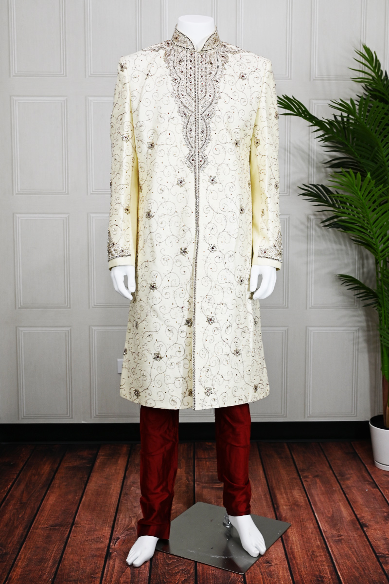 Off White Sherwani