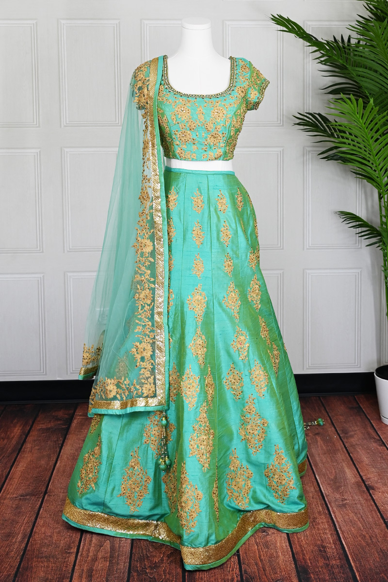 Mint Green Lehenga Choli