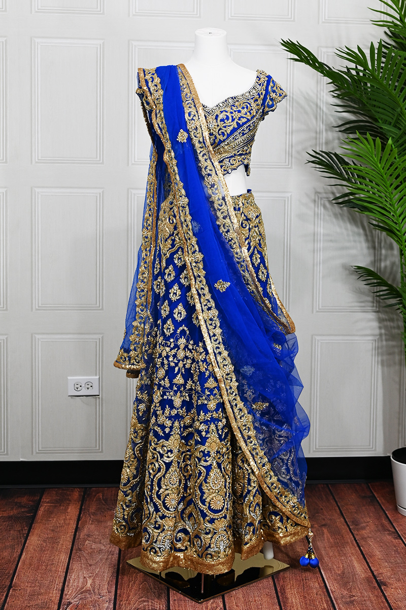 Royal Blue Lehenga Choli