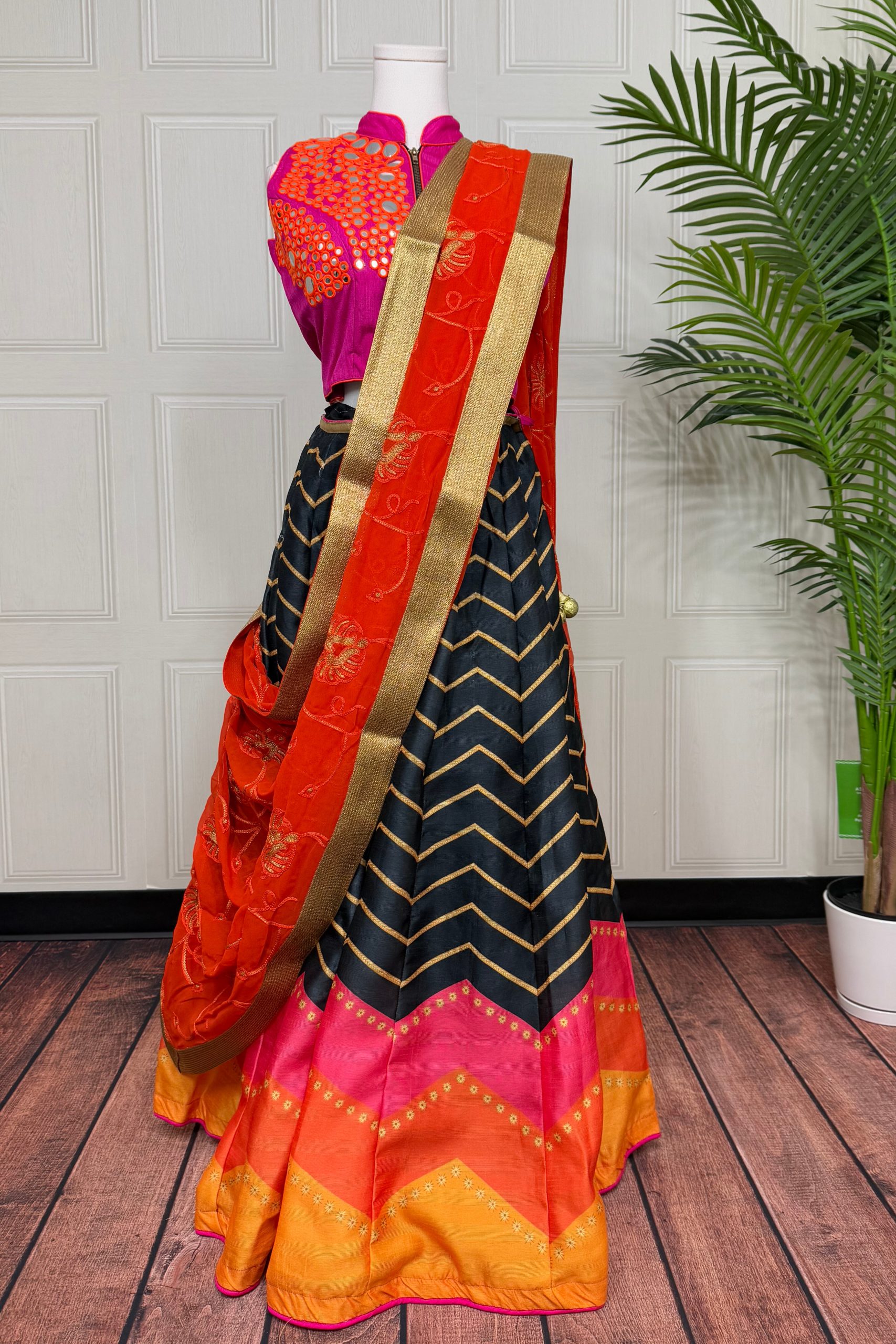 Vibrant Multi-Color Navratri Lehenga Set