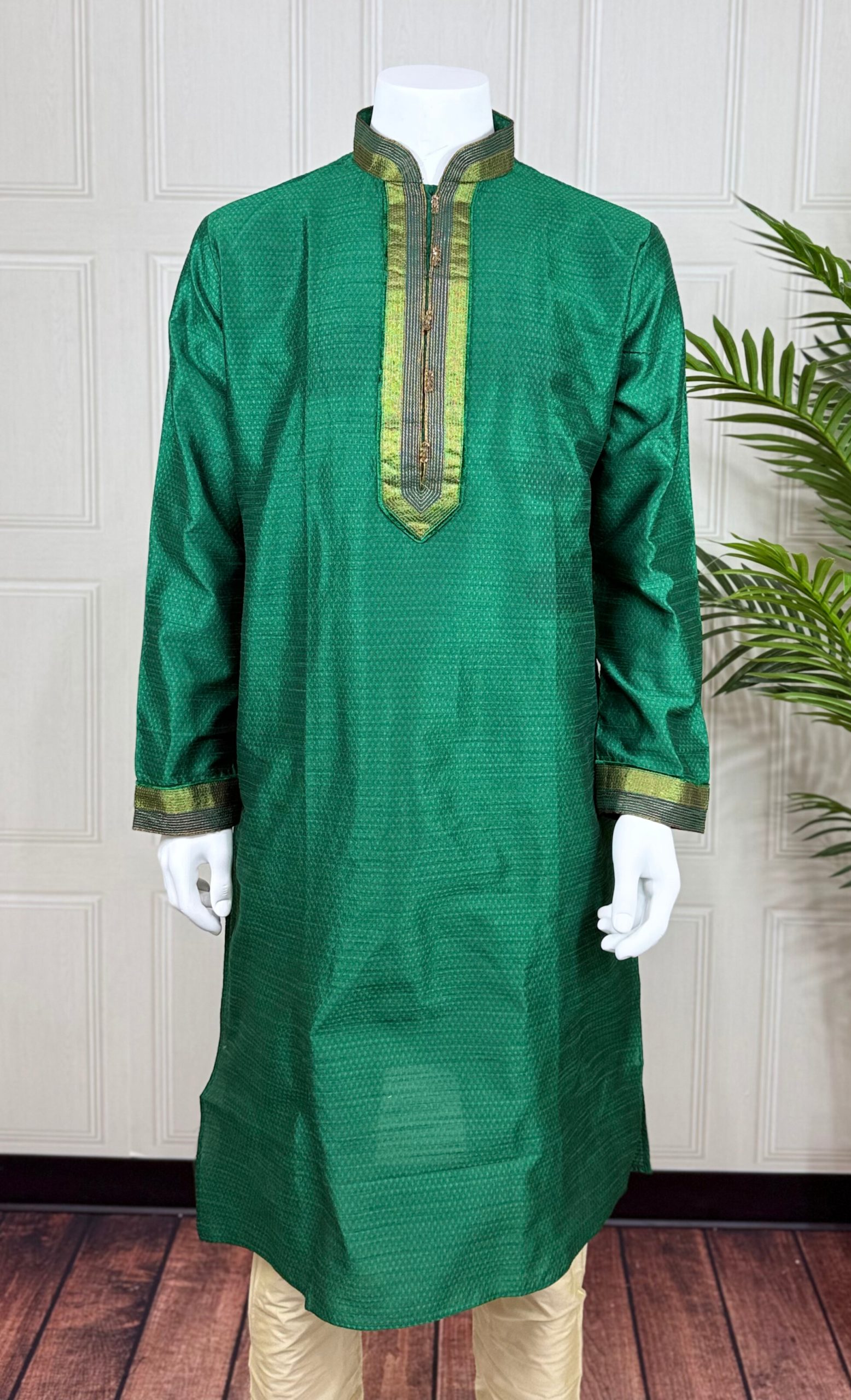 Emerald Grace Kurta Ensemble - Image 2
