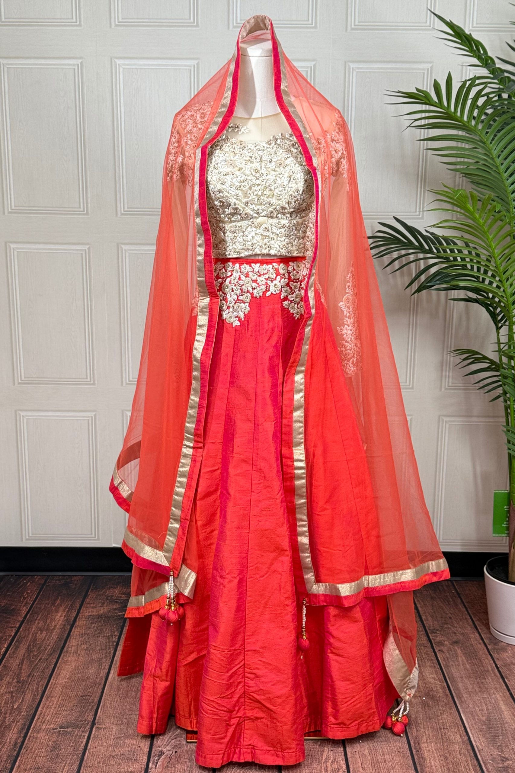 Orange Glow Couture Ensemble
